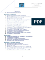 Sheet No. 6 (Terrestrial Laser Scan) : Technology & Hardware