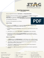 Club Agreement - Gold