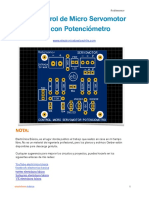 Control de Micro Servomotor Con Potenciometro PDF