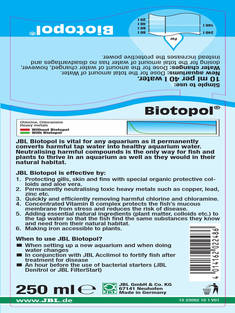Biotopol: Without Biotopol With Biotopol | PDF