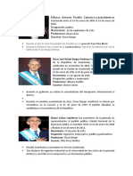 presidentes de Guatemala