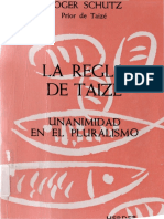 Schutz Roger La Regla de Taize PDF