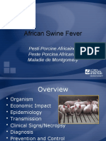 African Swine Fever: Pesti Porcine Africaine, Peste Porcina Africana, Maladie de Montgomery