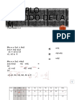 Ejemplo Metodo de La M