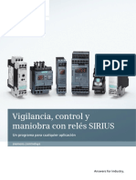 Vigilancia, Control y Maniobra Con Relés SIRIUS: Un Programa para Cualquier Aplicación