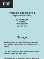 Indexing and Hashing: (Emphasis On B+ Trees)