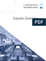 Corporate Governance: Kingdom of Saudi Arabia Capital Market Authority
