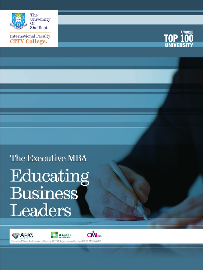 Executive MBA Program Overview | PDF | Master Of Business ...