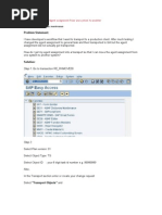 Steps To Transport The Agent Assignment From One System To Another