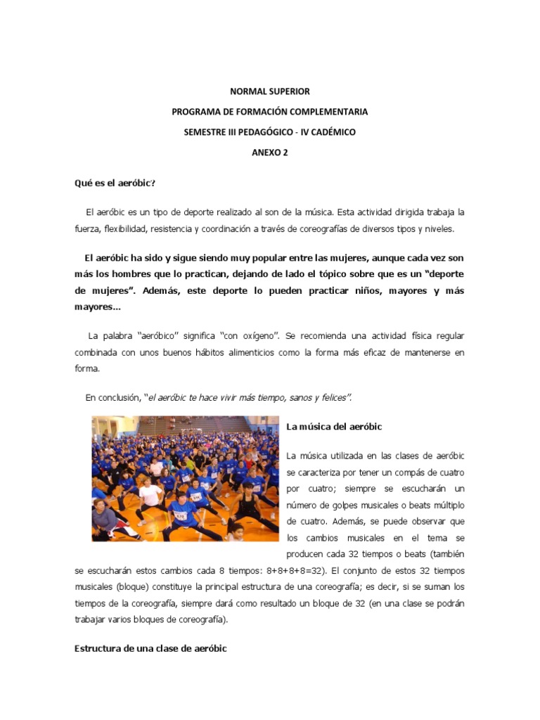 Anexo 2 Guía 2 Pasos Basicos De Aerobicos Iii Ped Y Iv Acad Pdf