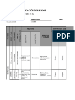 Matriz para Identificacion de Peligros Valoracion de Riesgos y Determinacion de Controles