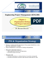 Engineering Project Management (IENG300) : Organization Strategy and Project Selection