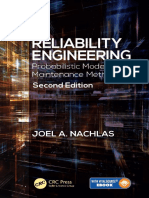Reliability Engineering - Prob Models and Maintenance Methods PDF