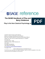 The SAGE Handbook of Play and Learning in Early Childhood