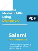 Building Modern Apis Using: Django 2.0