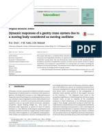 Articulo Dynamic Responses of A Gantry Crane System Due To A Moving Body Considered As Moving Oscillator PDF