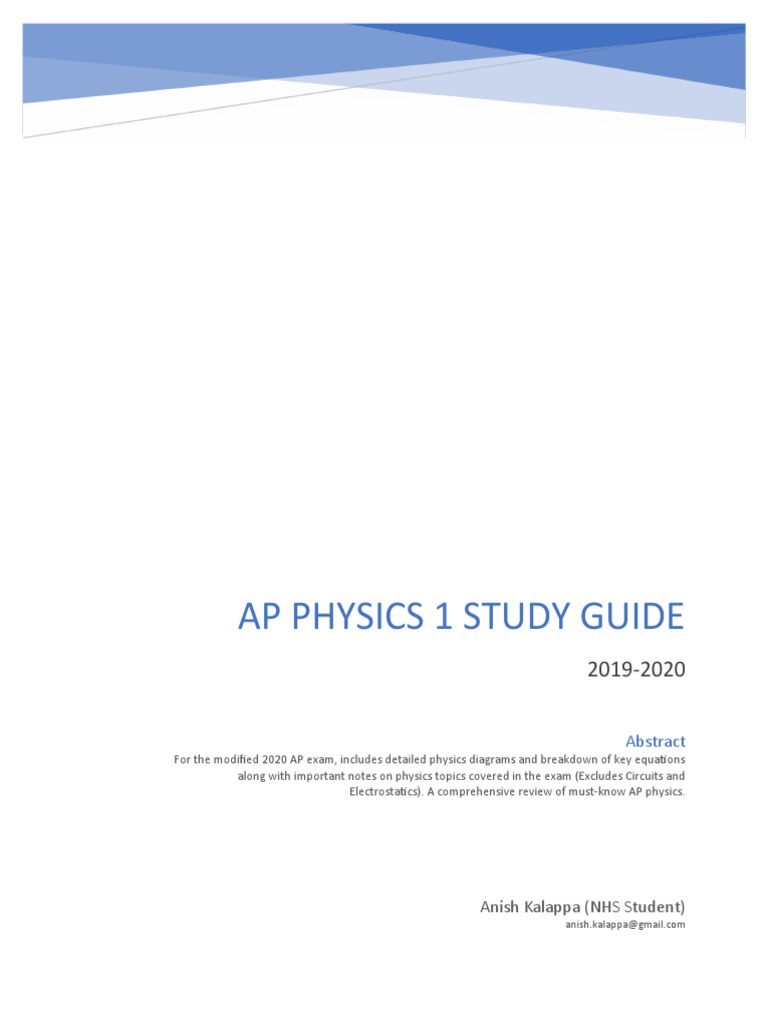 AP Physics Test Review | PDF | Torque | Collision