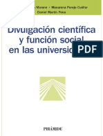 Divulgación Científica y Función Social en Las Universidades PDF