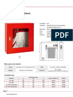 Fire Hose Rack Cabinet: Main Parts and Material