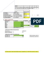 Calculo de mezcla de concreto para micropilotes