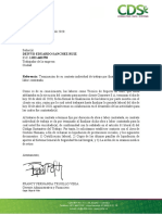 Carta Terminación de Contrato Sanchez Ruiz Deivyd PDF