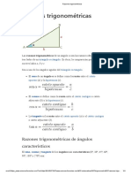 Razones Trigonométricas