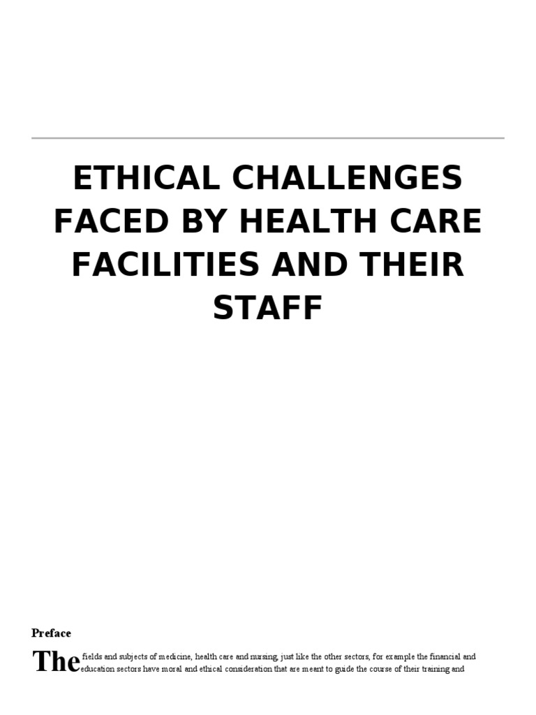 Ethical Challenges in Healthcare Practice | PDF | Nursing | Analgesic