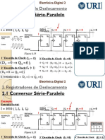 Registradores de Deslocamento e Conversores Série-Paralelo