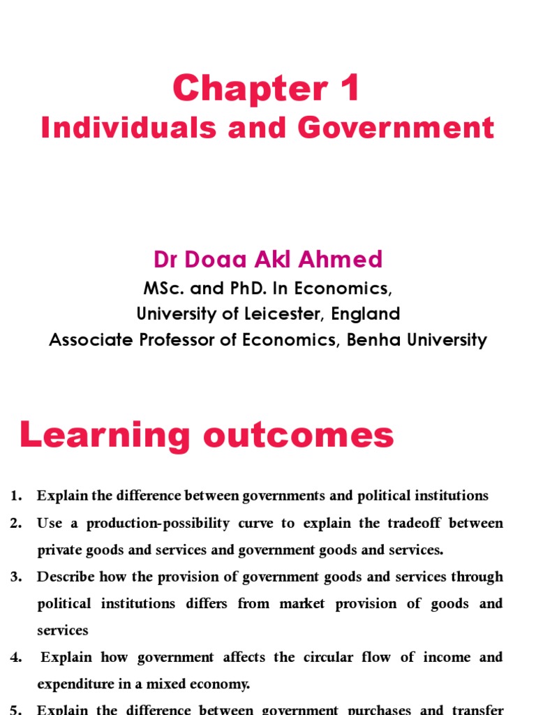 Government and Economic Interaction Explained | PDF | Gross Domestic ...