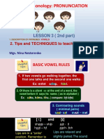 ppT #4  Tips to teach VOWELS