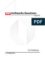 Drillworks Geostress: Tutorial
