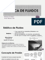 Presión y Estática de Fluidos PDF