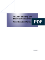 RICOH E-Sharing Box Machine Code: D668 Field Service Manual: April, 2014