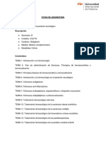 Farmacología Del Paciente Neurológico PDF