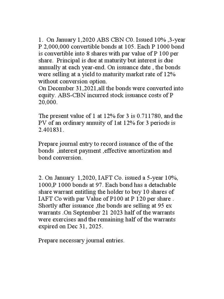 Journal Entries for the Issuance, Interest Payments, Amortization, and Conversion of Convertible