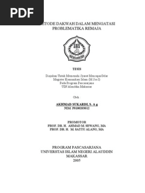 Dakwah Dan Remaja Pdf