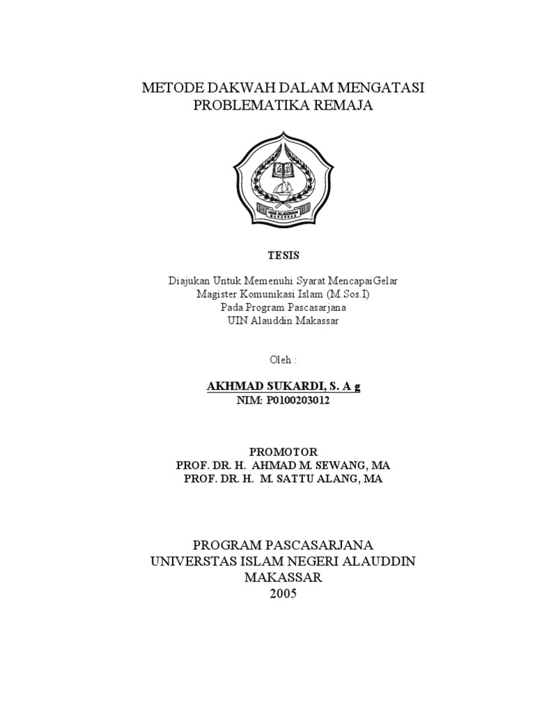 Dakwah Dan Remaja Dakwah Dan Remaja
