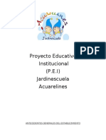 Proyecto Educativo Jardin Acuarelines