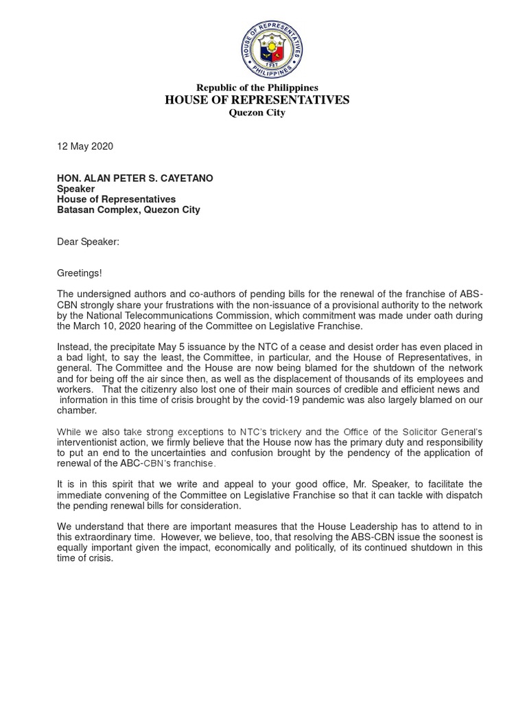 House of Representatives Republic of The Philippines Quezon City PDF