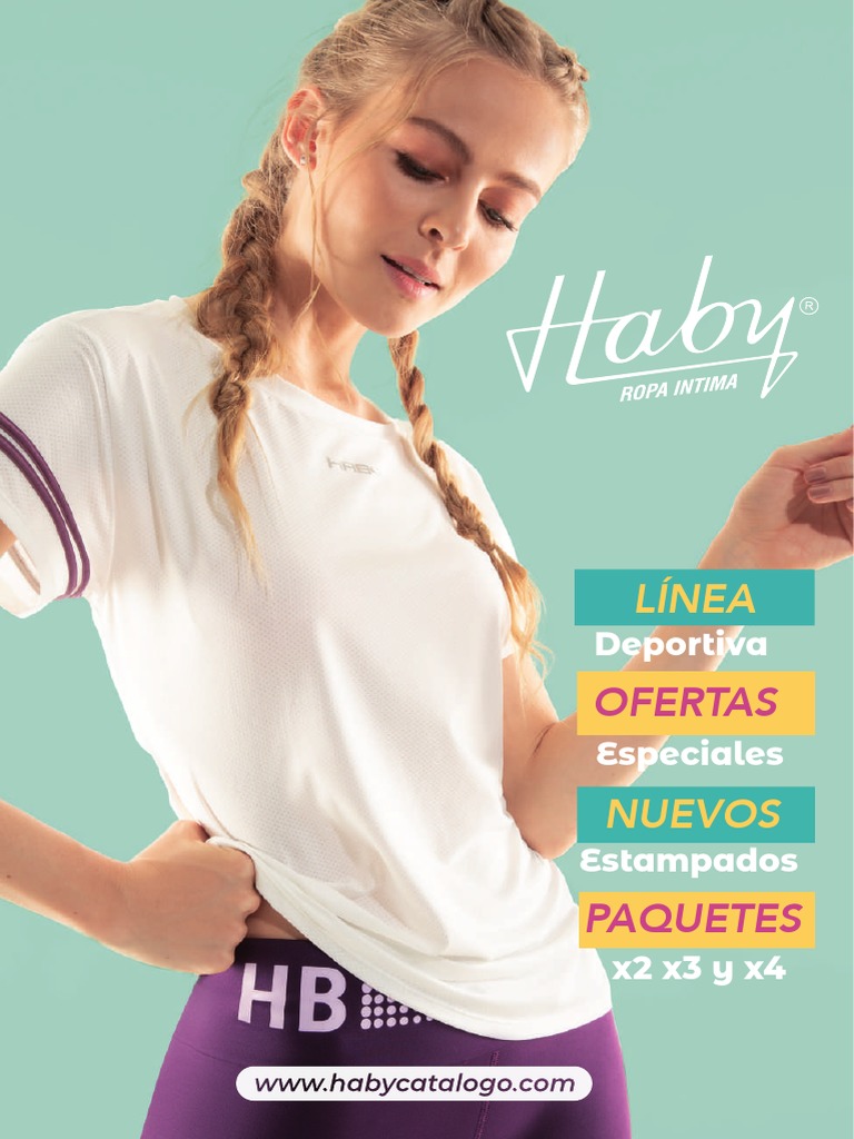 Catálogo de Ropa Íntima y Deportiva Haby | PDF | Fibras | Textiles