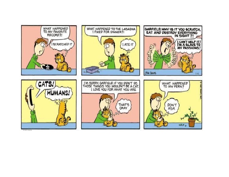 Comic Strip Past Simple | PDF