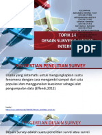 Topik 14. Desain Survey & Survey Internet