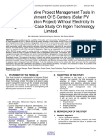 Uses of Innovative Project Management Tools in The Establishment of E Centers Solar PV System Installation Project Without Electricity in Bangladesh A Case Study On Ingen Technology Limited PDF