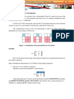 LAPLACE DEVELOPMENT OF DETERMINANTS