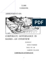 Corporate Governance in Banks