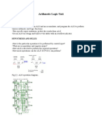 Arithmetic Logic Unit: Objective