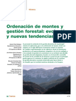 Ordenacion Forestal. Evolucion y Tendencias