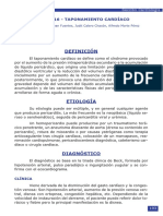 Taponamiento cardíaco: definición, etiología, diagnóstico y tratamiento