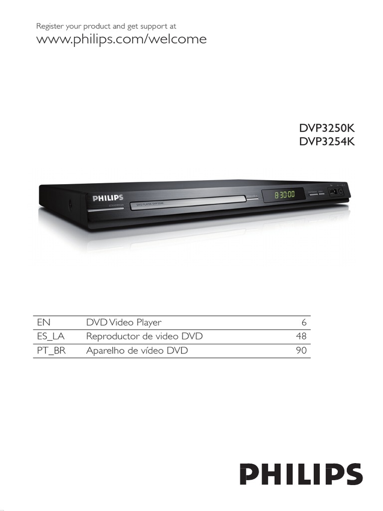 dvp3254k 55 Dfu LSP PDF | PDF | Tecnología de información y comunicaciones  | Tecnología de medios, image size:768x1024