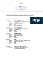 Sample Resume Jai